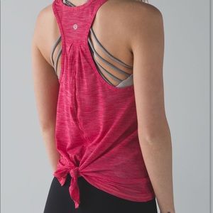 Lululemon Salute the Sun Tank- Heathered Boom Juice